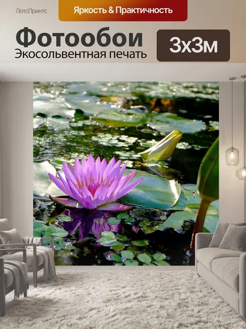 Фотообои Водяная лилия