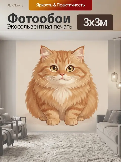 300 × 300 см · Экосольвентная печать