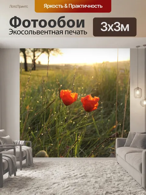 Фотообои Мак