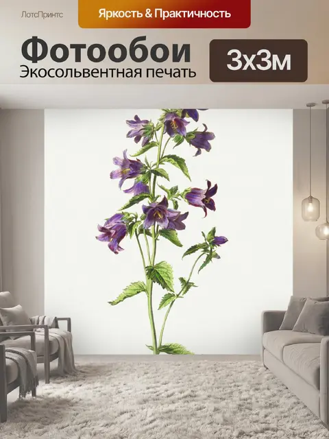 Фотообои Цветочный цветок старинное искусство