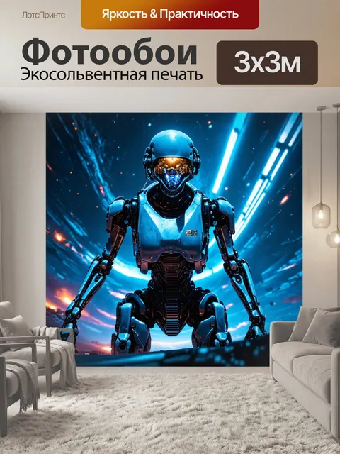 Фотообои космос в стиле киберпанк