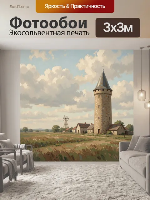 300 × 300 см · Экосольвентная печать