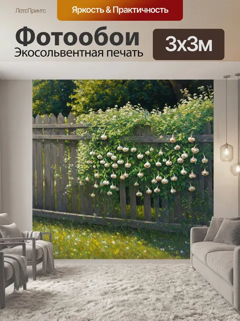 Фотообои цветы в стиле уинслоу гомер