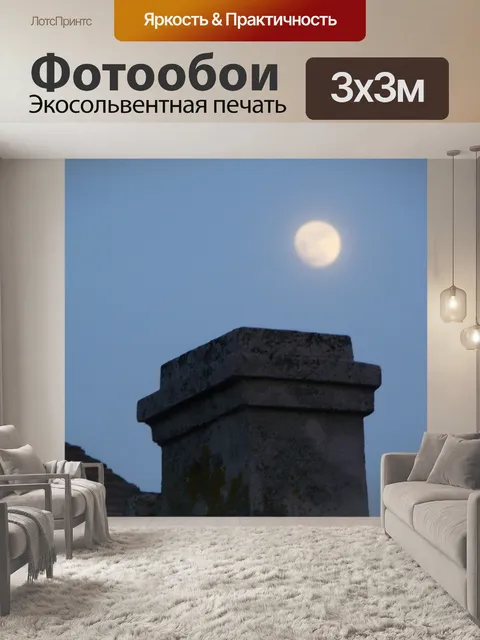 Фотообои луна