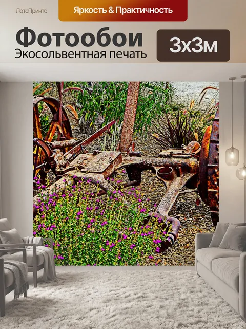 Фотообои Окрашенные Плуг
