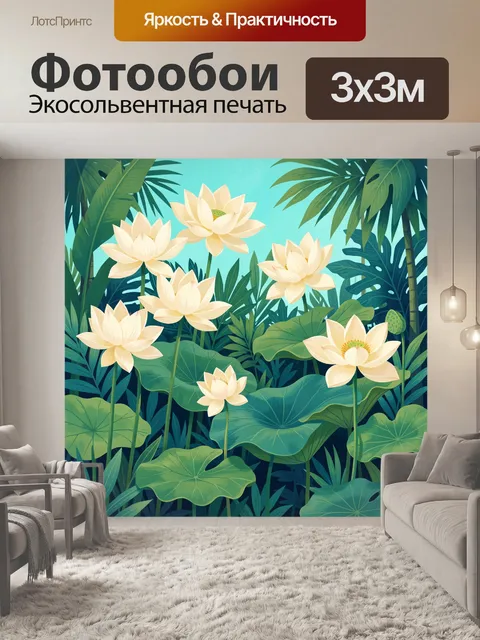 300 × 300 см · Экосольвентная печать