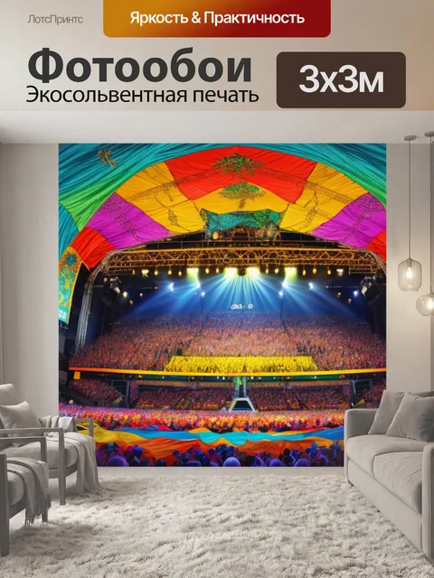 Фотообои с концерта