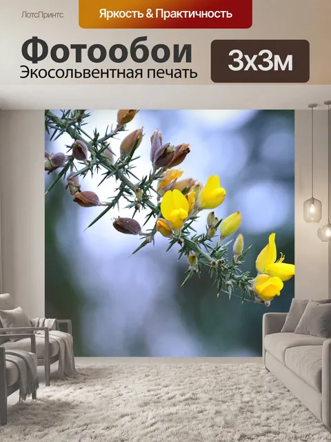 Фотообои Цветы генов