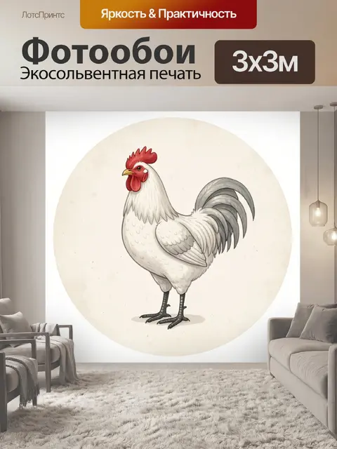 300 × 300 см · Экосольвентная печать