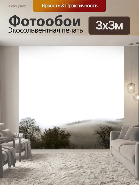 Фотообои Туманный Пейзаж