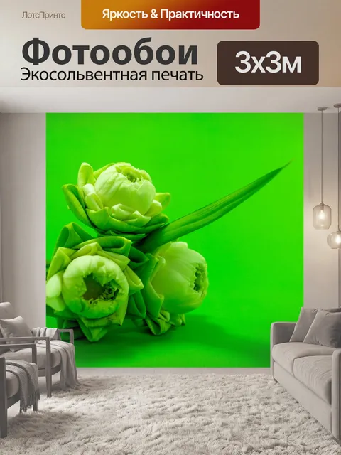 Фотообои Цветок белого лотоса