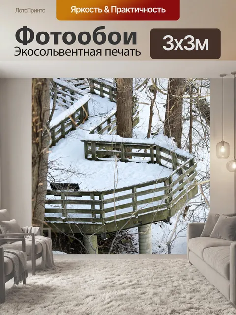 Фотообои Снежный точка зрения