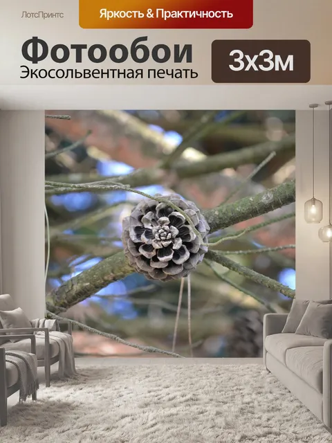 Фотообои Сосновая шишка