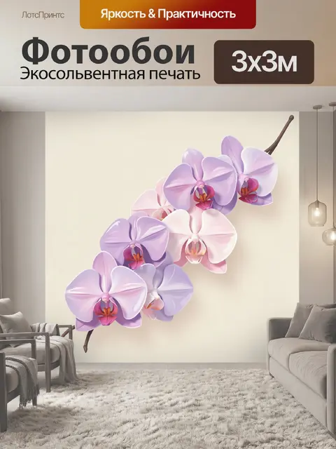 300 × 300 см · Экосольвентная печать