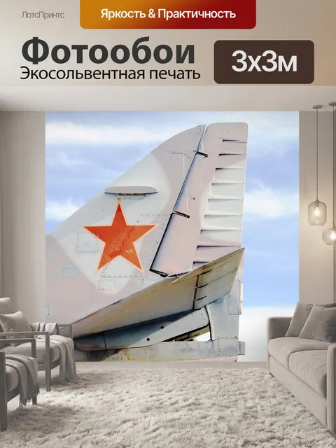 Фотообои Хвост самолета-истребителя