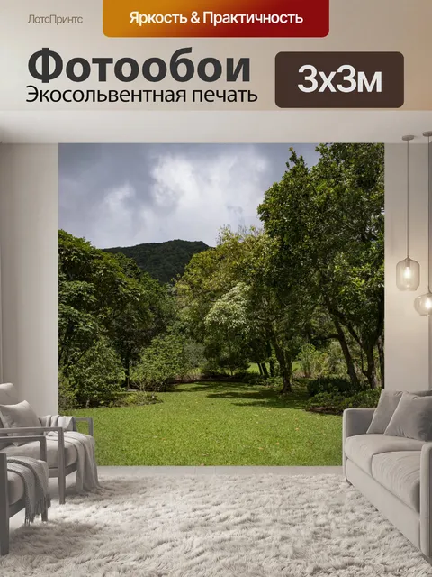 Фотообои Луг тропического леса