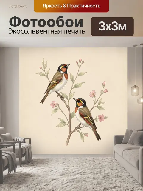 300 × 300 см · Экосольвентная печать