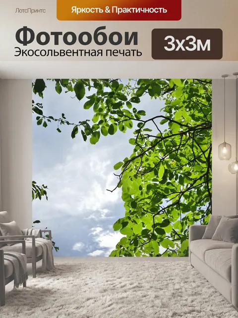 Фотообои Листы