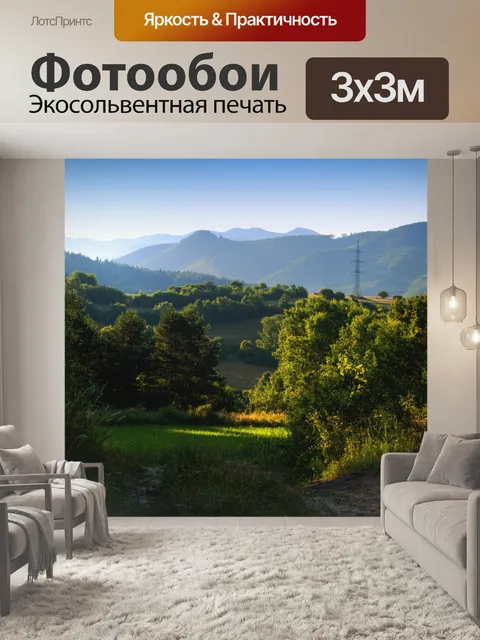 Фотообои Утро в природе