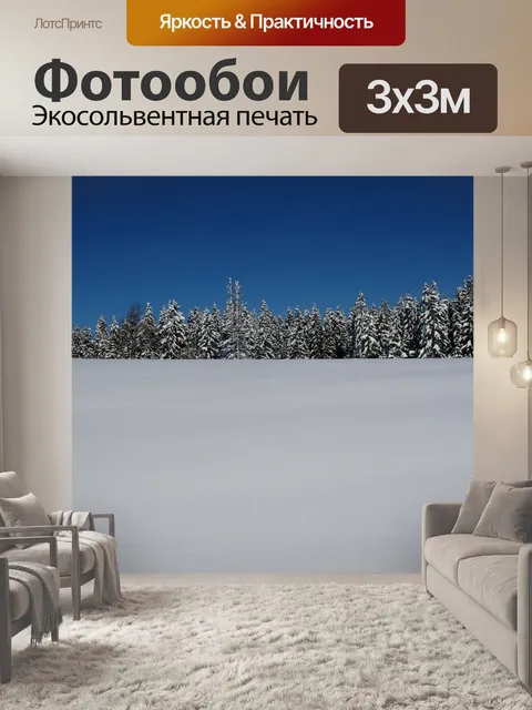 Фотообои Снег
