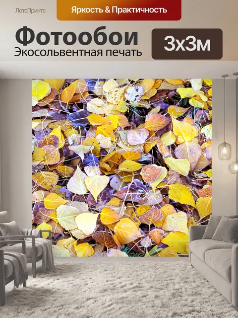 Фотообои Осенние листья