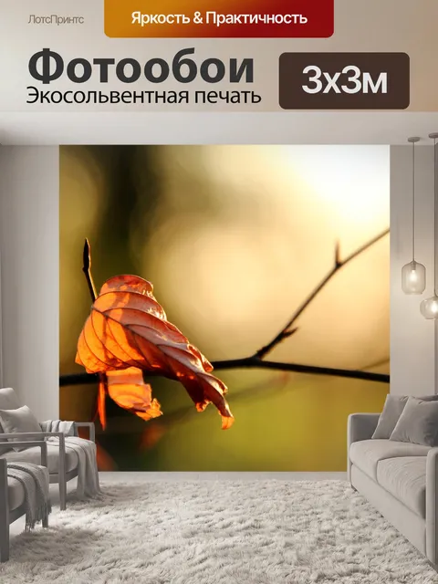 Фотообои Листья
