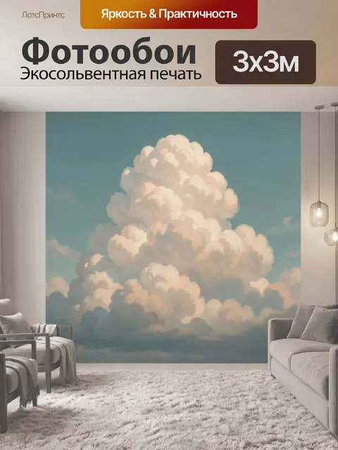 300 × 300 см · Экосольвентная печать