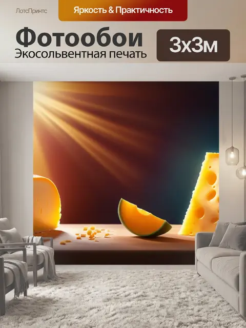 Фотообои с сыром