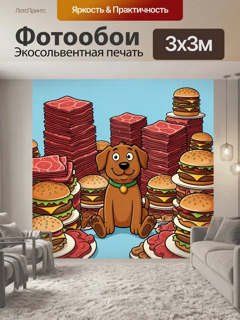 300 × 300 см · Экосольвентная печать