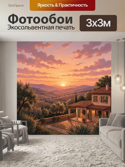300 × 300 см · Экосольвентная печать