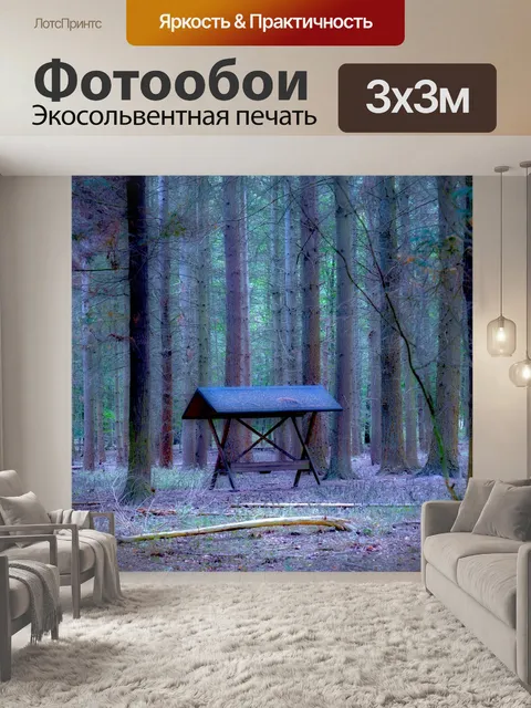 Фотообои Сосновый лес