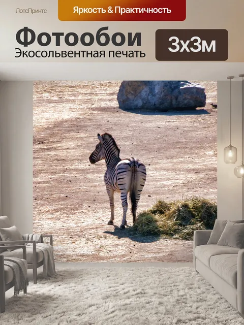 Фотообои зебра