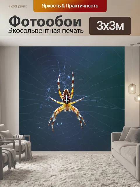 Фотообои Этот паучоксначала с дуновением