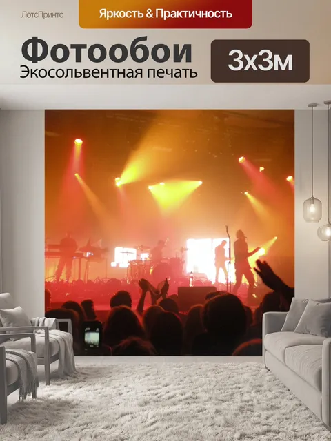 Фотообои Телефон в живом концерте