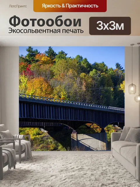 Фотообои Осенний мост