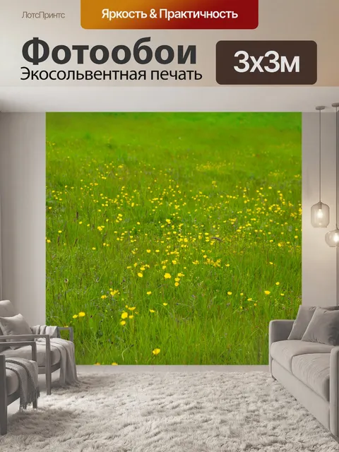 Фотообои Зеленый луг