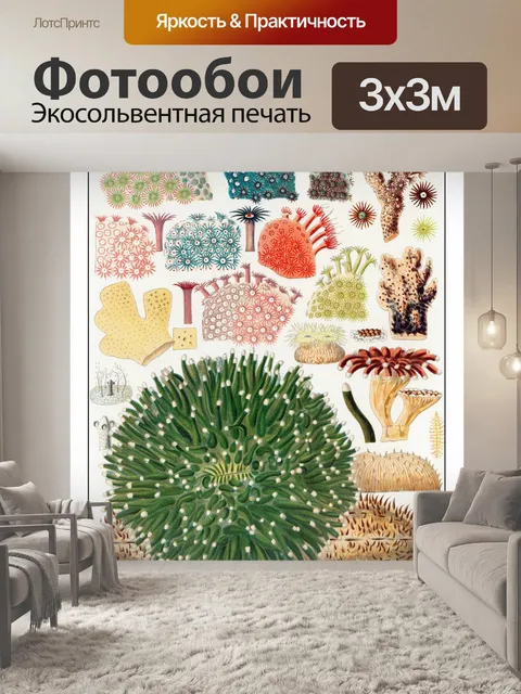 Фотообои Коралловый риф винтажный старый