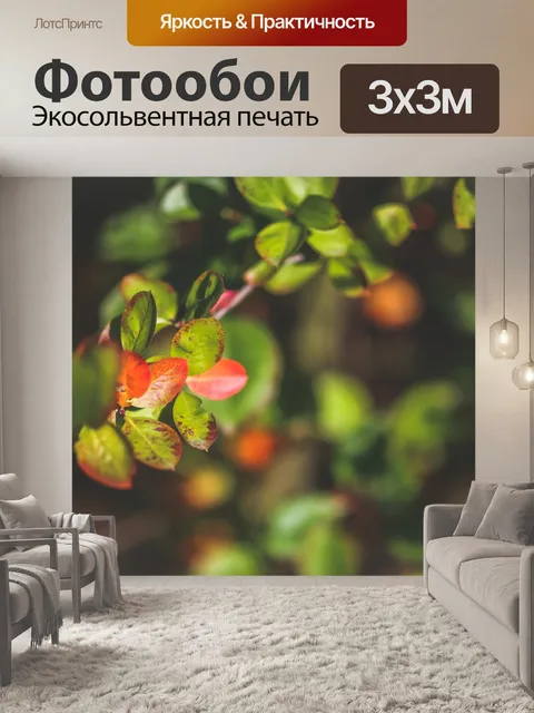Фотообои Листья