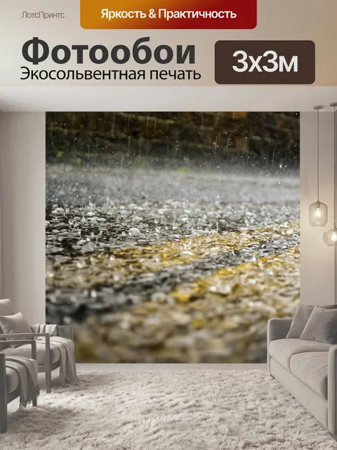 Фотообои Дождь
