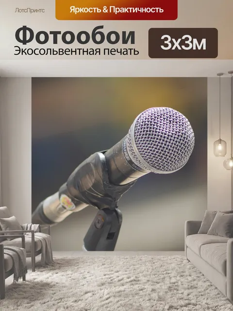 Фотообои Микрофон