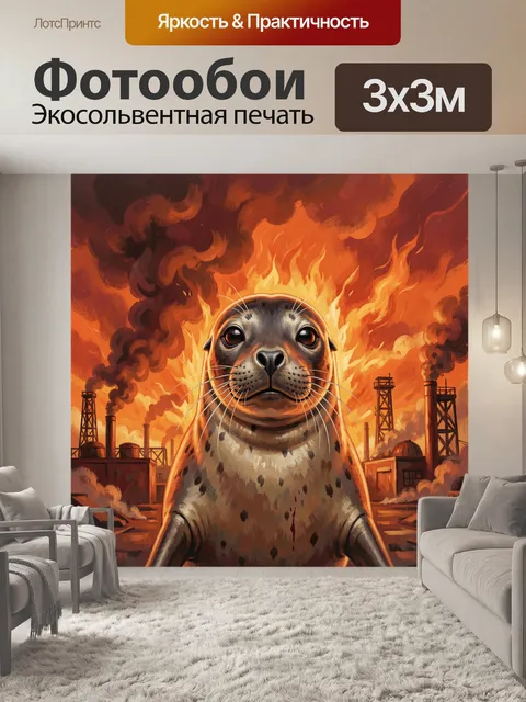 300 × 300 см · Экосольвентная печать