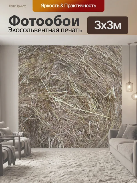 Фотообои Колесо сена