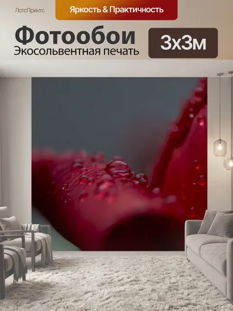 Фотообои Красный