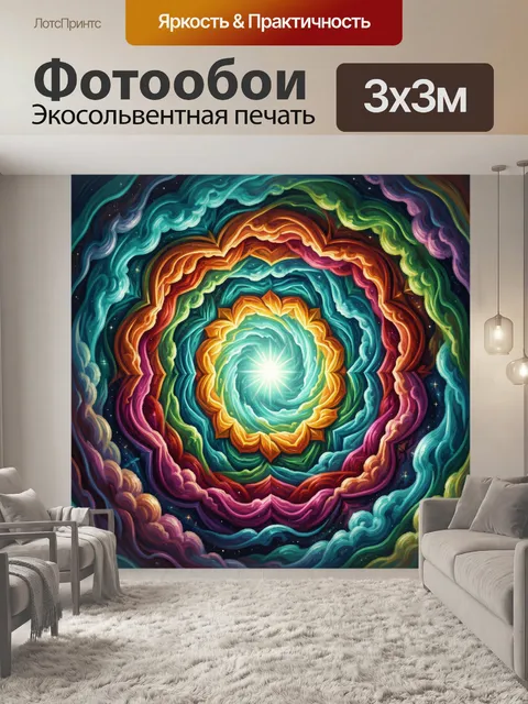 300 × 300 см · Экосольвентная печать