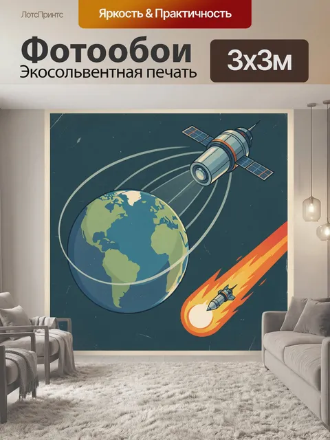 300 × 300 см · Экосольвентная печать