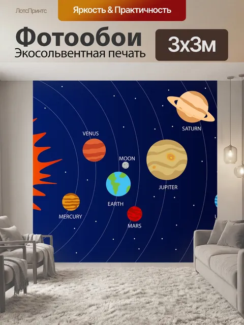 Фотообои Солнечная система