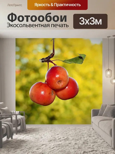 Фотообои Райские яблоки