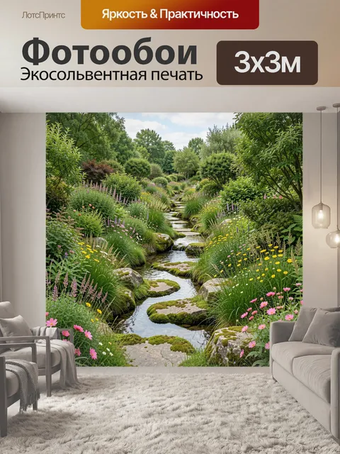 300 × 300 см · Экосольвентная печать