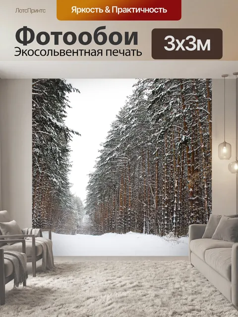 Фотообои Снег