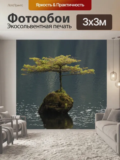 Фотообои Одинокое дерево в Fairy Lake